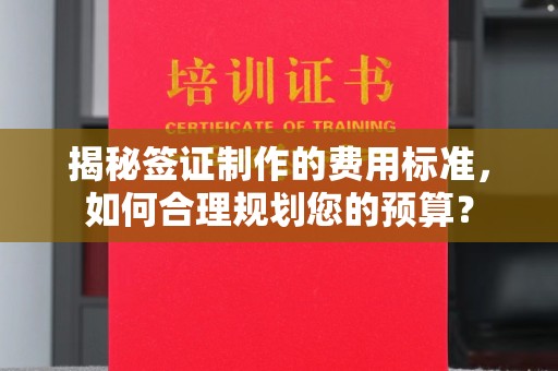 李沧揭秘签证制作的费用标准，如何合理规划您的预算？