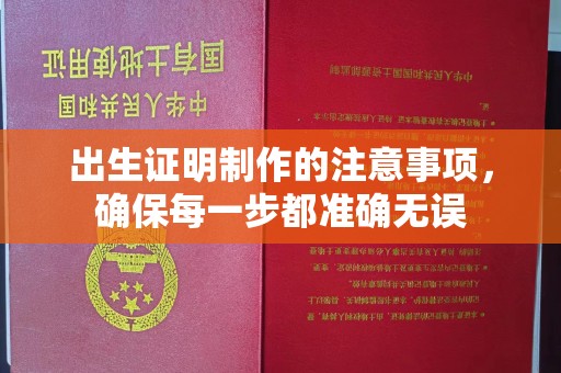 李沧出生证明制作的注意事项，确保每一步都准确无误