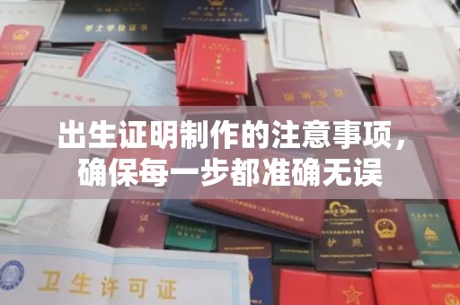 李沧出生证明制作的注意事项，确保每一步都准确无误