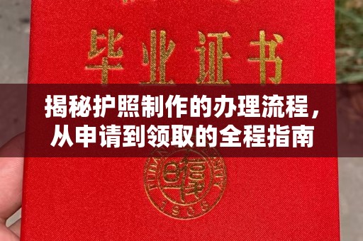 李沧揭秘护照制作的办理流程，从申请到领取的全程指南